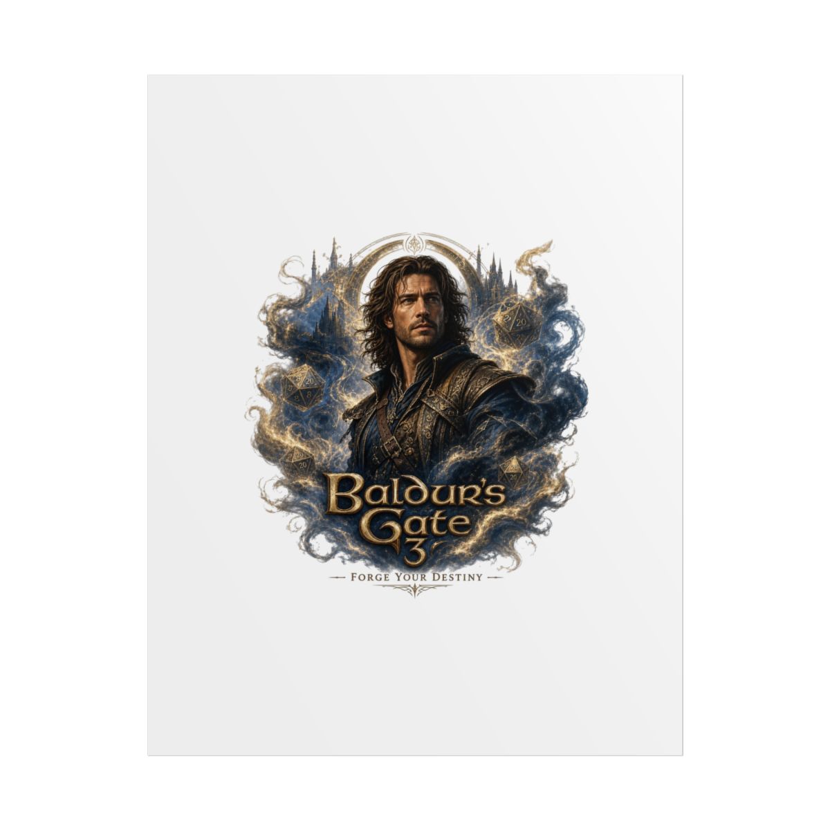 Baldur's Gate 3 "Baldur" Poster - alternate angle 1, merchandise