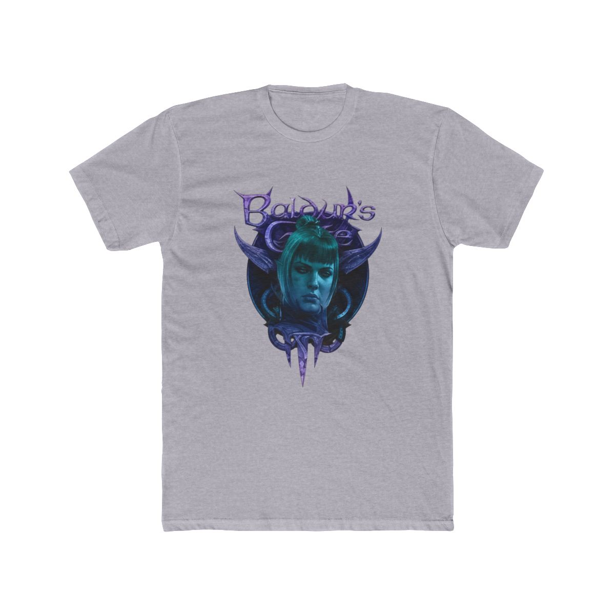 Shadowheart Baldurs Gate 3 Basic Dark T Shirt | Baldur's Gate 3 - alternate angle 5, merchandise