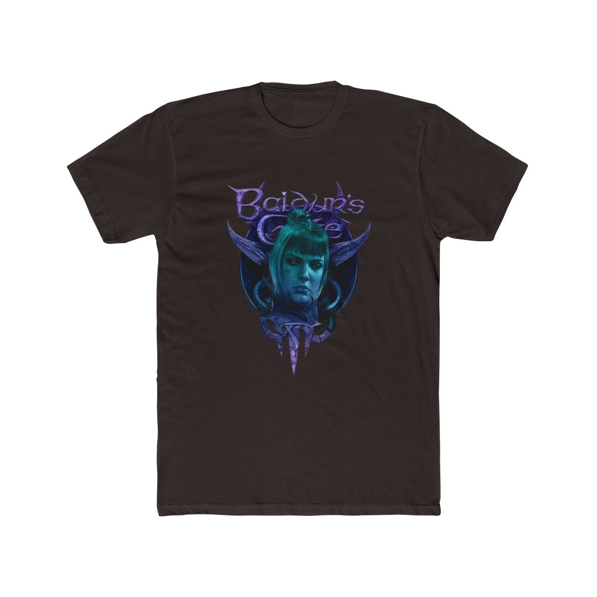 Shadowheart Baldurs Gate 3 Basic Dark T Shirt | Baldur's Gate 3 - alternate angle 4, merchandise