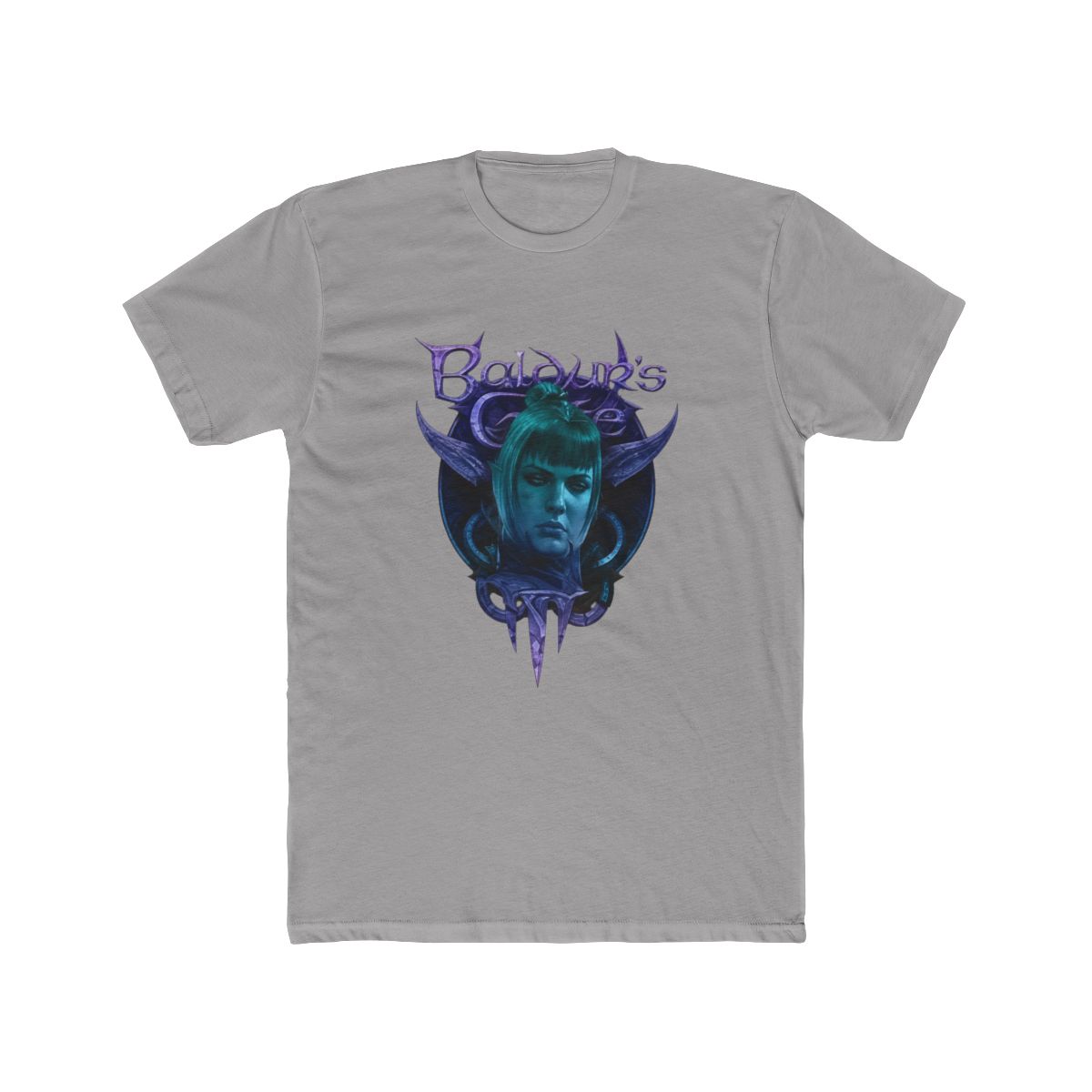 Shadowheart Baldurs Gate 3 Basic Dark T Shirt | Baldur's Gate 3 - alternate angle 3, merchandise